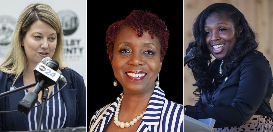 <strong>From left to right, Memphis City Council runnoff election winners&nbsp;Jerri Green,&nbsp;Pearl Eva Walker and&nbsp;Michalyn Easter-Thomas.</strong>