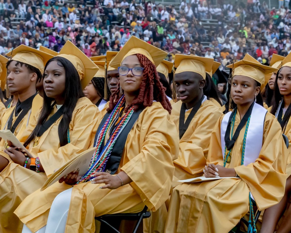 <strong>Whitehaven Class of 2023 graduates at Whitehaven High School on Saturday, May 20, 2023.</strong> (Ziggy Mack/Special to The Daily Memphian file)