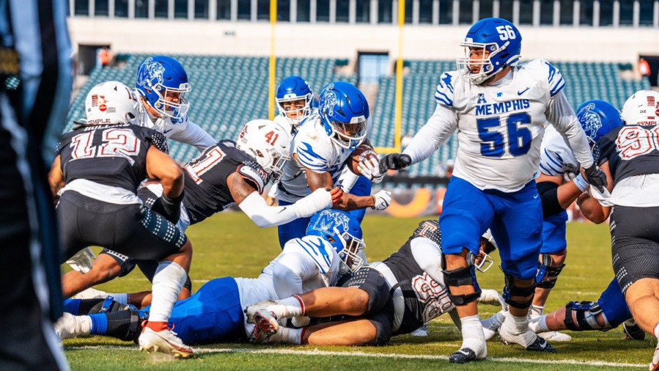 <strong>The Tigers won their ninth game Saturday as they defeated Temple.</strong> (Courtesy Memphis Athletics)