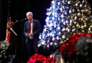 <strong>&ldquo;Each star on that tree tonight reminds us of the plague of crime that we have in this nation, in this state and in this county,&rdquo; Shelby County District Attorney General Steve Mulroy said. &ldquo;And it&rsquo;s unacceptable. Each name that we hear tonight reminds us that our work isn&rsquo;t done.&rdquo;</strong> (Mark Weber/The Daily Memphian)