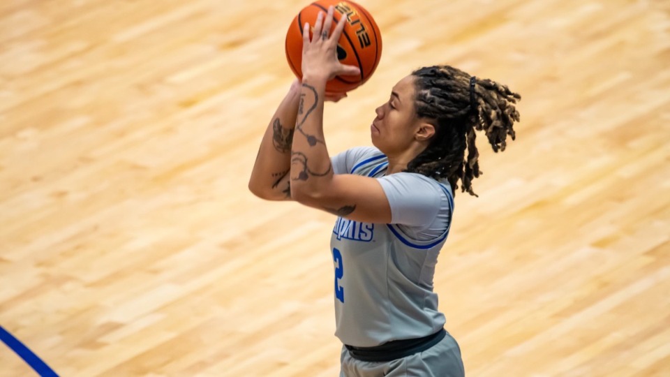<strong>Madison Griggs&nbsp;led all scorers with 22 points while going 7-15 from the field Saturday as the Tigers defeated Troy University at the Elma Roane Fieldhouse.</strong> (The Daily Memphian file/Courtesy Memphis Athletics)