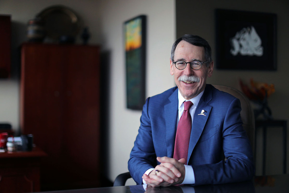 <strong>Dr. James Downing, president and CEO of St. Jude Children&rsquo;s Research Hospital, said he&rsquo;s honored to represent the employees of St. Jude, &ldquo;who dedicate their lives to helping others.&rdquo;</strong> (Patrick Lantrip/The Daily Memphian file)
