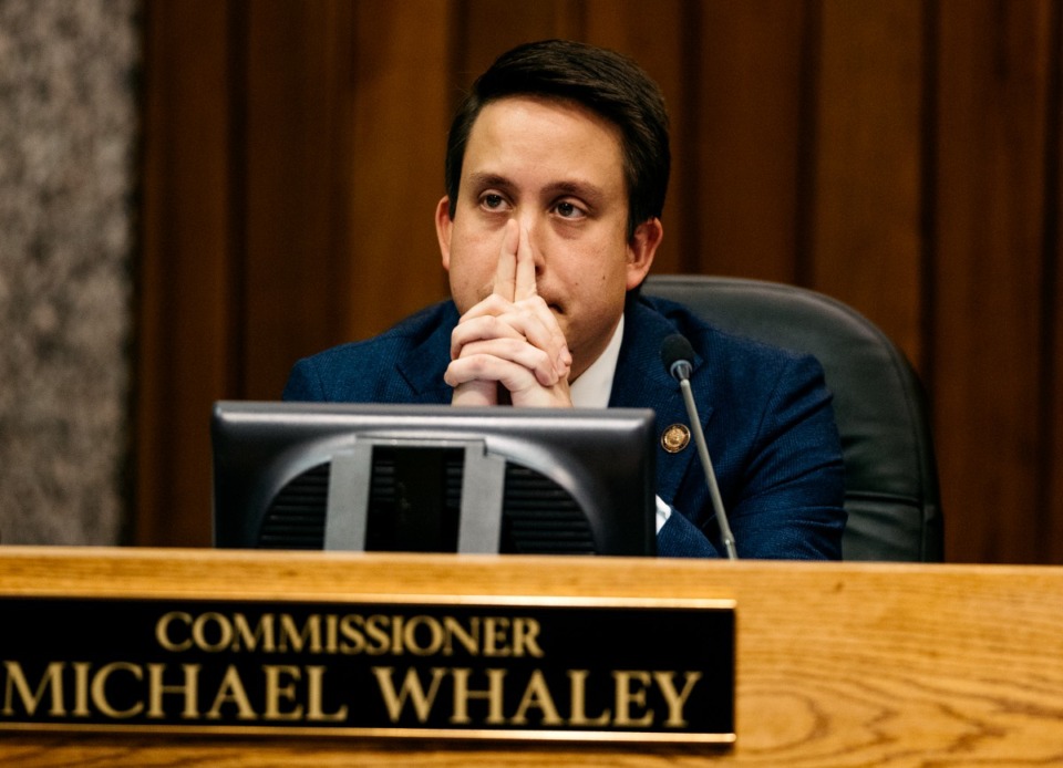 <strong>Shelby County commissioner Michael Whaley argued in favor of creating a rugby field at the site of the old Vance Middle School.</strong> (Houston Cofield/The Daily Memphian file)
