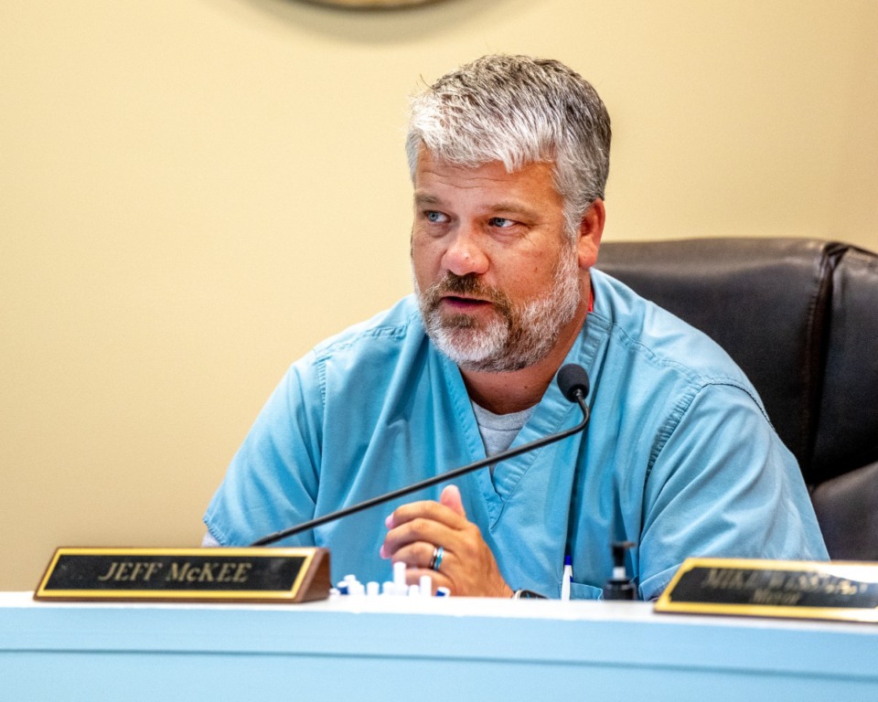 <strong>Arlington alderman Jeff McKee in Arlington, Tennessee, Monday, June 5, 2023.</strong> (Greg Campbell/Special for The Daily Memphian file)
