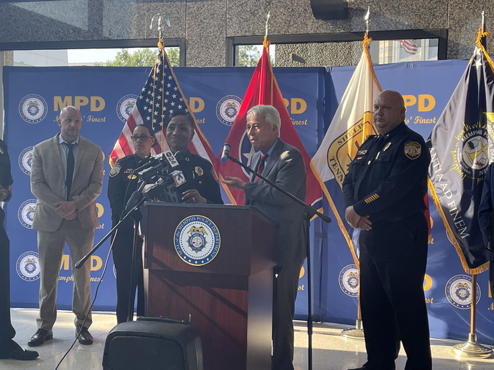<strong>Officials from the Memphis Police Department and the Shelby County District Attorney's Office announced the arrest of 23 individuals and the indictment of 15 additional suspects for their alleged roles in a retail theft ring June 26.</strong> (The Daily Memphian file)