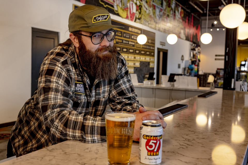 <strong>Ryan Allen, co-founder and master brewer of Soul &amp; Spirits has been tapped by Westy&rsquo;s owner Jake Schorr to relaunch the iconic Memphis beer Goldcrest 51.</strong> (Ziggy Mack/Special to The Daily Memphian)