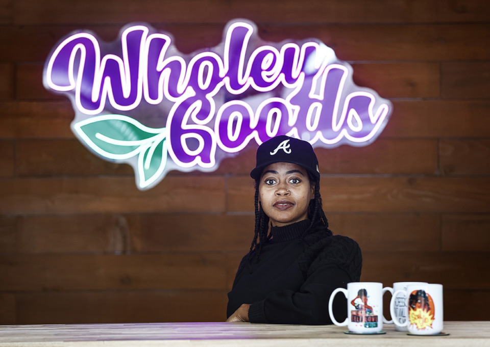 <strong>&ldquo;We are selling things to help you live your best life, be healthy, be in a good mood, &rdquo;Wholey Goods owner Viara Viara said.</strong> (Mark Weber/The Daily Memphian)
