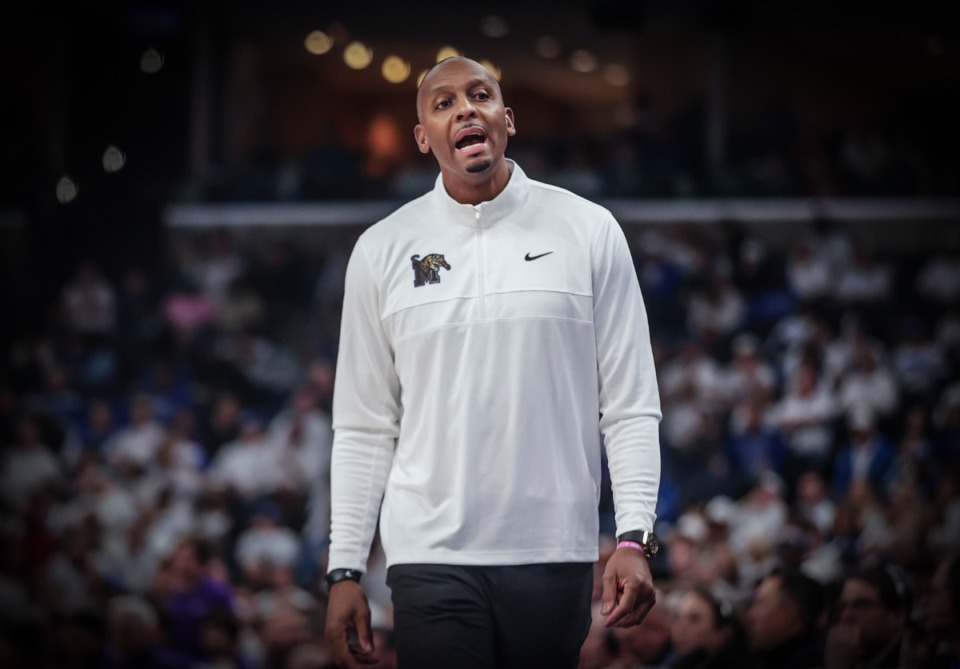 <strong>University of Memphis head coach Penny Hardaway knows his team needs to be ready for every game in conference play that begins Thursday at Tulsa.</strong> (Patrick Lantrip/The Daily Memphian)