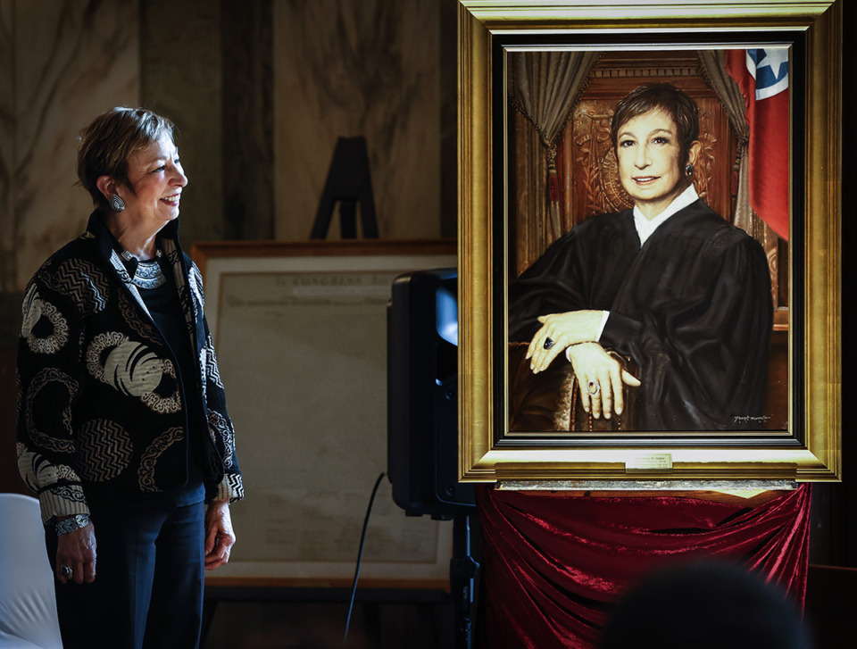 <strong>Janice M. Holder will mediate the civil wrongful death suit filed by the widow of Gershun Freeman. Holder was the first female chief justice of the Tennessee Supreme Court. Her portrait hangs at the Judge D&rsquo;Army Bailey Courthouse.</strong> (Mark Weber/The Daily Memphian file)