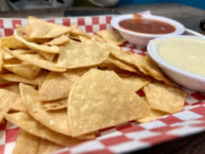 <strong>Chukis Tacos' chips are fried in house and cut thick.</strong> (Chris Herrington/The Daily Memphian)