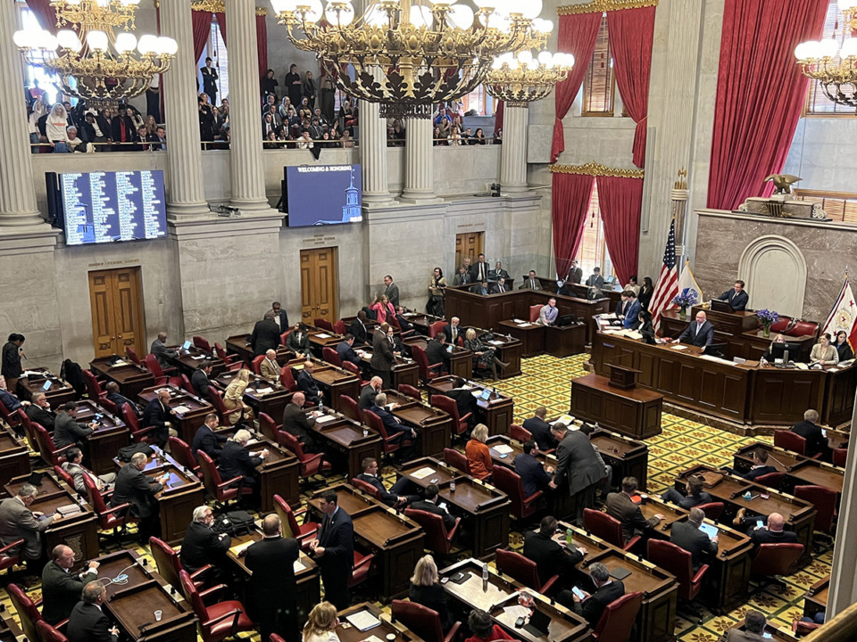 <strong>The Tennessee House of Representatives began its 2024 legislative session Tuesday, Jan. 9.</strong> (Ian Round/The Daily Memphian)