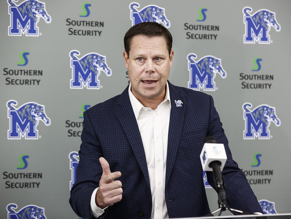<strong>University of Memphis Athletic Director Laird Veatch has to raise another $50 million &mdash; to unlock a $50 million gift from the Fred Smith family &mdash; and figure out how to totally remake its new stadium while continuing to play in it.</strong> (Mark Weber/The Daily Memphian file)