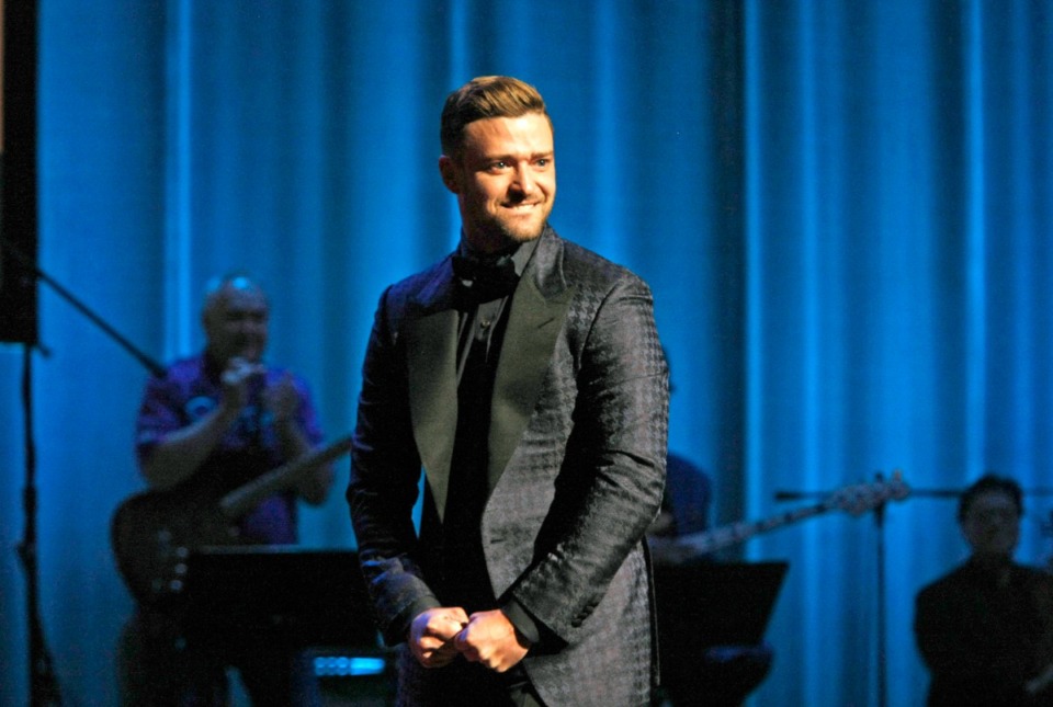 <strong>Justin Timberlake (at the Memphis Music Hall of Fame Induction Ceremony in 2015) is scheduled to perform at the Orpheum.</strong> (AP Photo File/Karen Pulfer Focht)