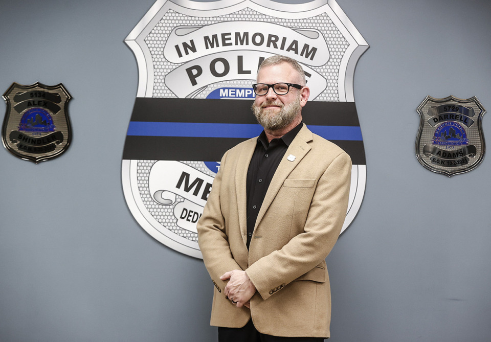 <strong>Memphis Police Association new vice president John Covington started a four-year term Jan. 1, moving up from the role of chief steward.</strong> (Mark Weber/The Daily Memphian)