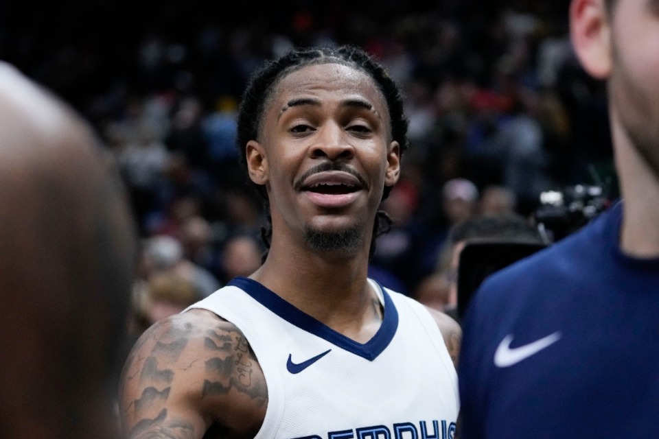 <strong>Memphis Grizzlies guard Ja Morant&rsquo;s involvement in AAU basketball has been rumored for more than a year.</strong> (Gerald Herbert/AP file)