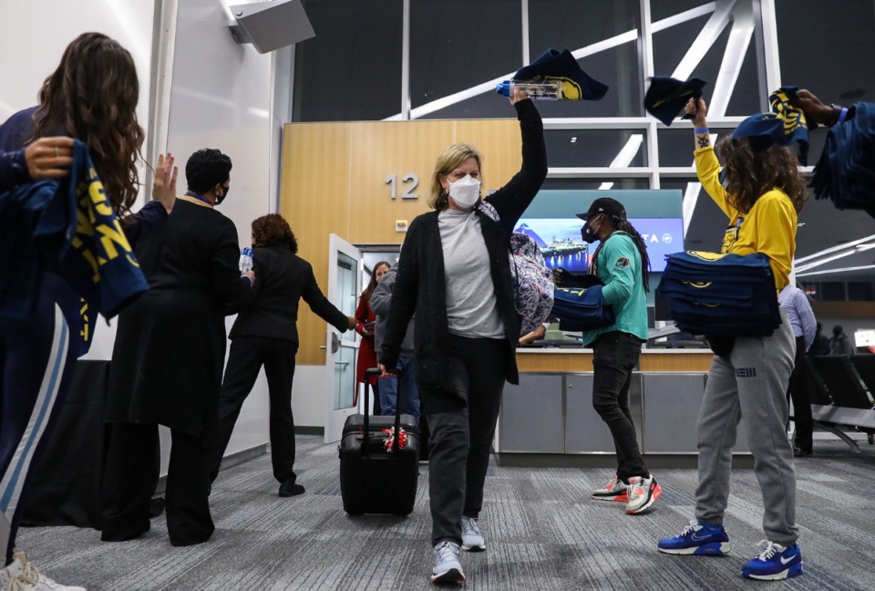 <strong>Passengers arrive at Memphis International Airport, which will soon receive $16 million from the Federal Aviation Administration.</strong> (Patrick Lantrip/The Daily Memphian file)