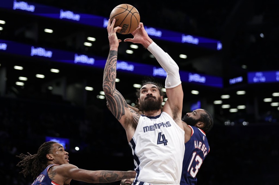 <strong>With Steven Adams (4) and Xavier Tillman Sr. (not pictured) both traded, Memphis will obviously be in the market for a center.</strong> (AP file)