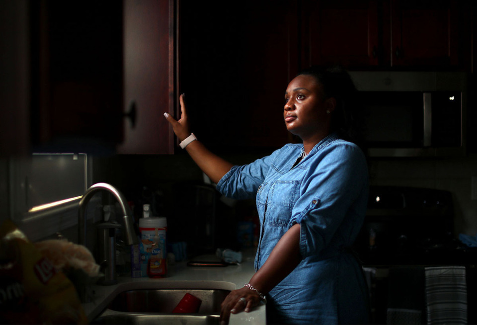<strong>Kesha Gray poses for a portrait inside her kitchen in Arlington Aug. 24, 2021.</strong> (The Daily Memphian file)