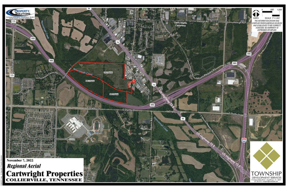 <strong>Thompson Machinery Co. wants to relocate to Collierville. The move allows expansion while keeping the business in Shelby County.</strong> (Courtesy&nbsp;Township Development Services)