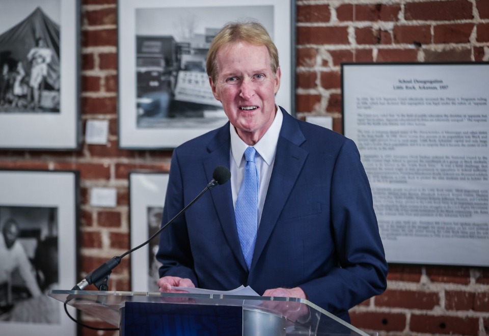 <strong>Memphis Tourism CEO Kevin Kane speaks Feb. 6 at the Withers Collection Museum &amp; Gallery on Beale Street. Kane leads the organization tasked with promoting the city&rsquo;s tourist industry.</strong> (Patrick Lantrip/The Daily Memphian)
