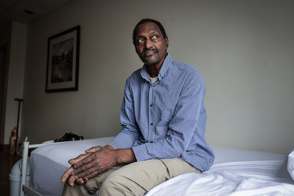 <strong>Kenneth Williams, 65, has been staying at the Room in the Inn&rsquo;s recuperative care center since December.</strong> (Patrick Lantrip/The Daily Memphian)