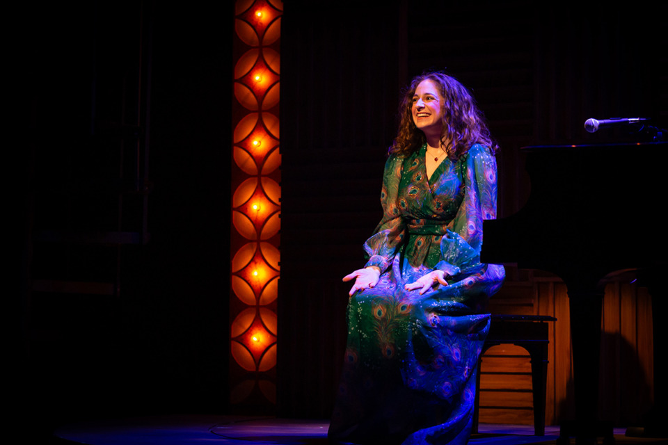<strong>Cameron Crawford as Carole King in &ldquo;Beautiful: The Carole King Musical&rdquo; at Theatre Memphis opening March 8, 2024.</strong> (Courtesy Carla McDonald/Theatre Memphis)