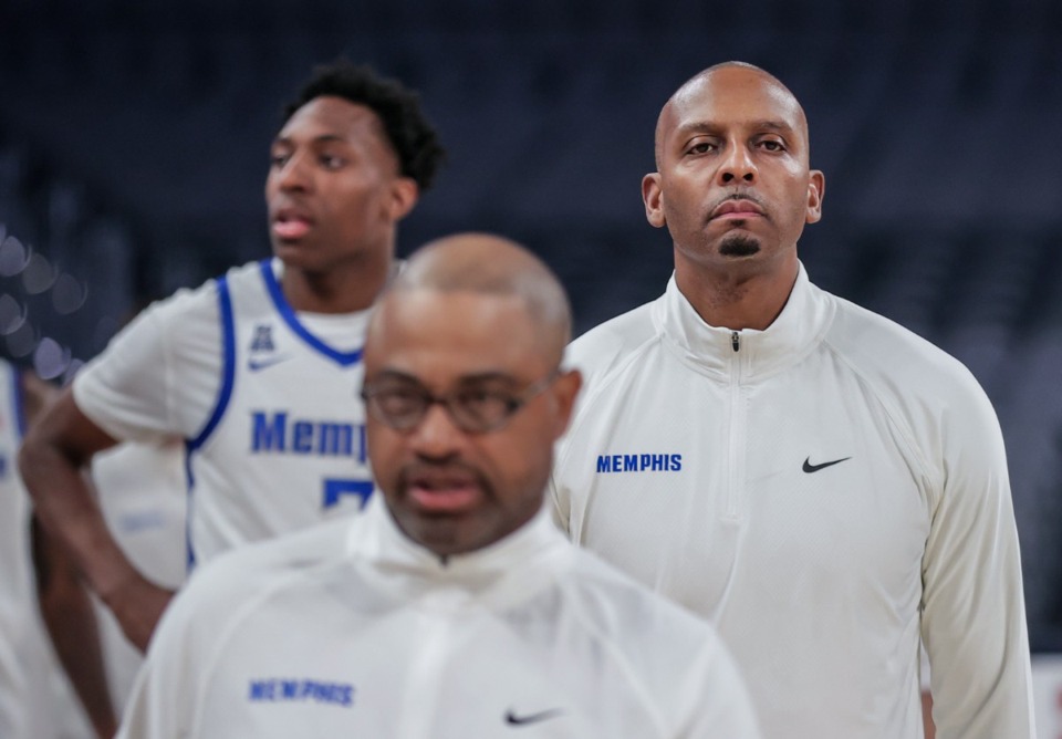 <strong>University of Memphis head coach Penny Hardaway walks off the court after a Thursday, March 14, loss to Wichita State in Fort Worth, Texas.</strong> (Patrick Lantrip/The Daily Memphian)