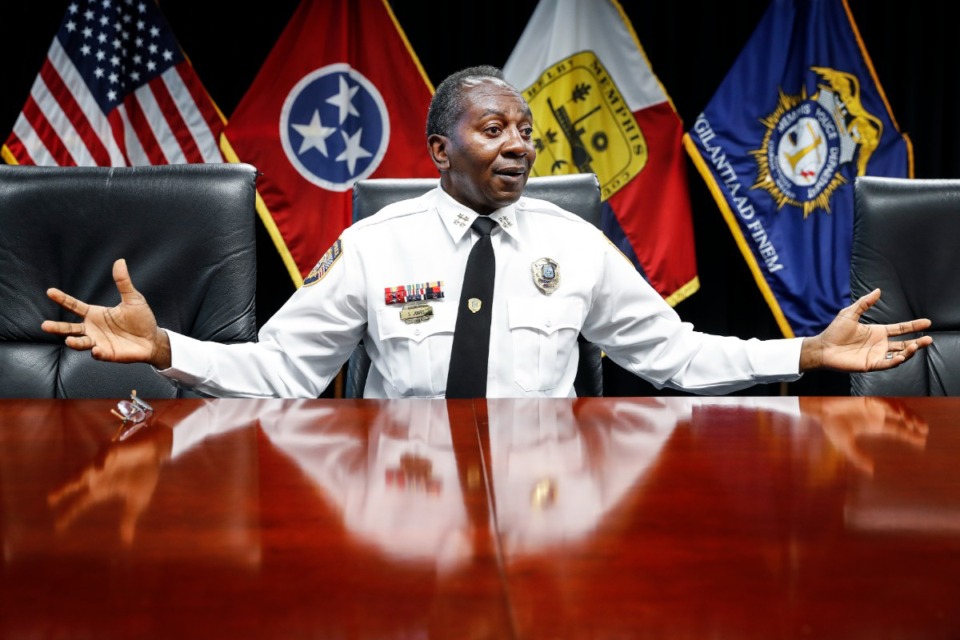 <strong>Memphis Police Department Assistant Chief Shawn Jones testified that he recommended to interim chief Cerelyn&nbsp;&ldquo;C.J.&rdquo; Davis (not pictured) that MPD create the new front-line supervisory role.</strong> (Mark Weber/The Daily Memphian file)