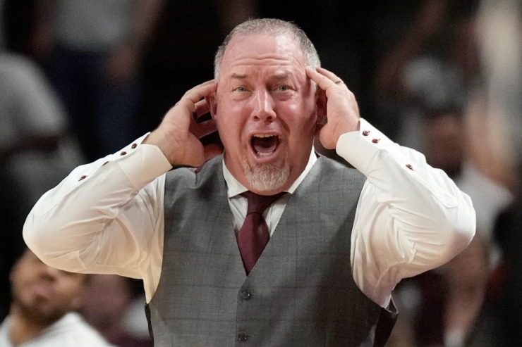 <strong>Texas A&amp;M head coach Buzz Williams and his Aggies got sent home in the first round last year, and he aims to go a bit farther this year.</strong> (Sam Craft/AP file)
