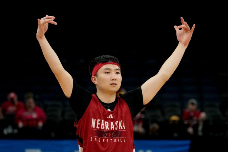 <strong>Nebraska guard Keisei Tominaga will bring a lot of eyes from Japan when the Cornhuskers play the Texas A&amp;M Aggies.</strong> (George Walker IV/AP file)