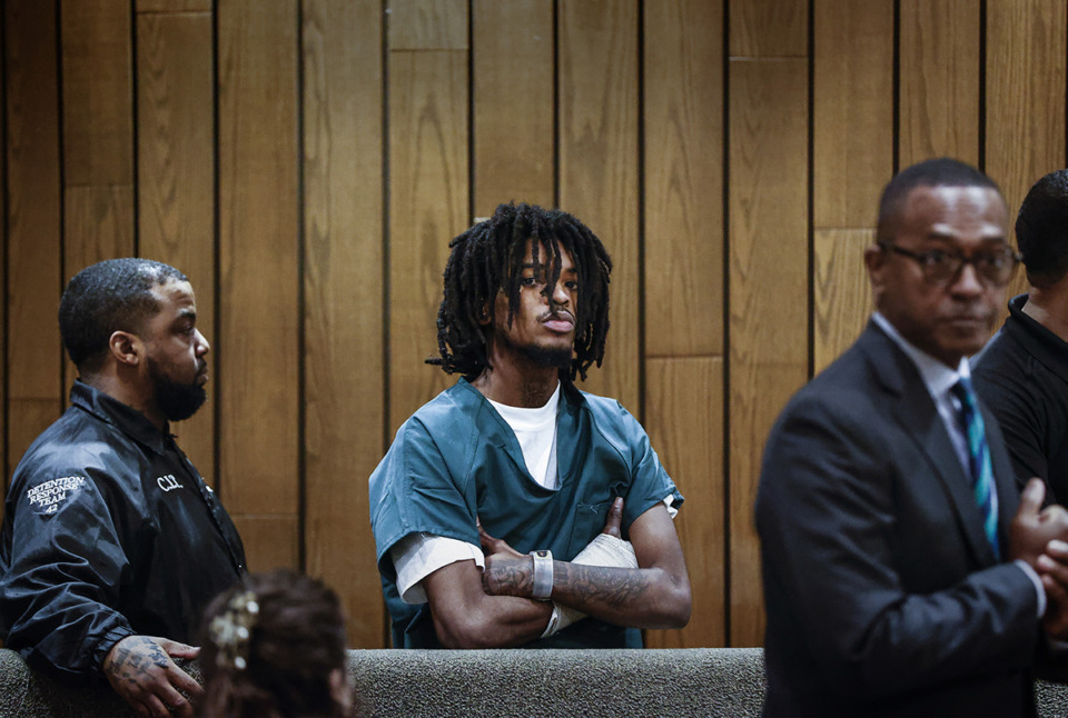 <strong>Geronimo Kee appears in Judge Christian Johnson's courtroom on Monday, March 25, 2024.</strong> (Mark Weber/The Daily Memphian)