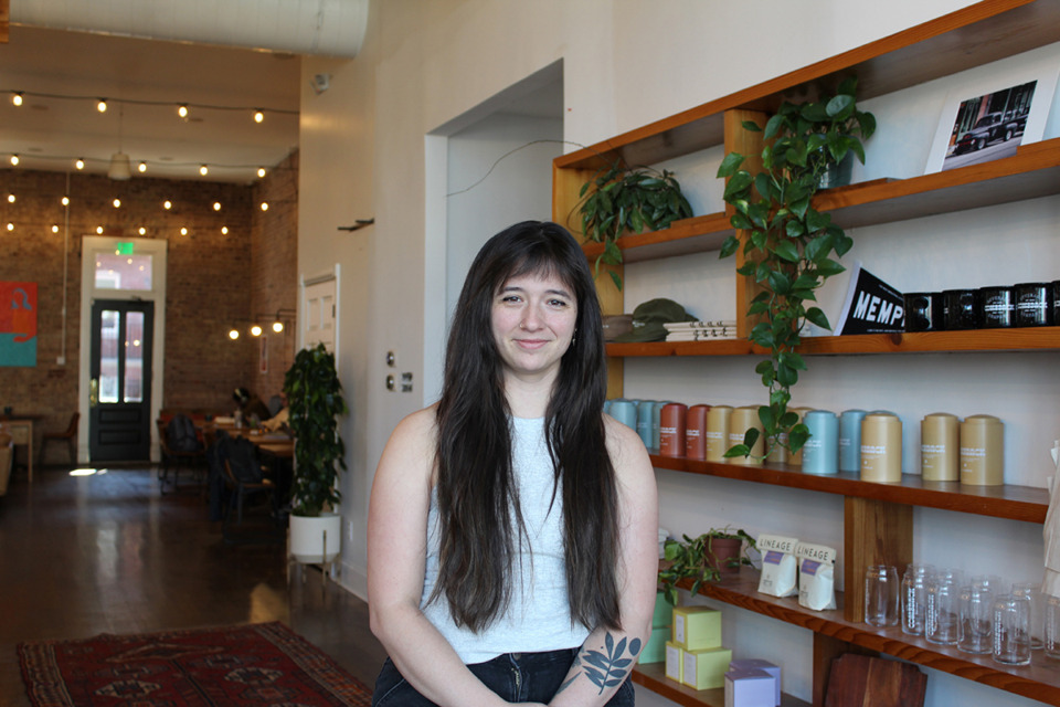 <strong>Amy McPherson owns two Pinch District businesses, Greenhaus at 356 N. Main St. and Comeback Coffee at 358 N. Main St.</strong> (Sophia Surrett/The Daily Memphian)
