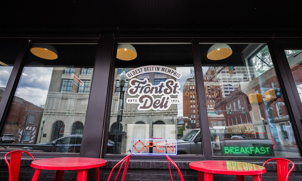 <strong>Front Street Deli is at the corner of Union Avenue and Front Street in Downtown Memphis.</strong> (Patrick Lantrip/The Daily Memphian)