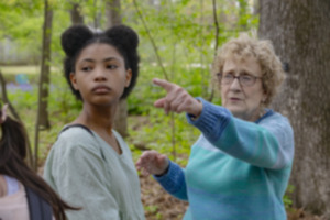 <strong>Master gardener Judith Hammond (right) leads Jordan Jones (left) and others on the Signs of Spring Walk tour along the grounds of Memphis Botanic Garden in East Memphis on Sunday, April 7.</strong> (Ziggy Mack/Special to The Daily Memphian)