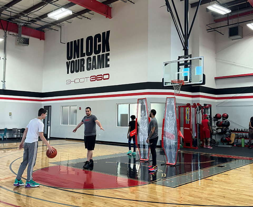 <strong>Players train at Shoot 360 Memphis' existing facility in Collierville. The high-tech basketball gym will relocate to a 50,000-square-foot space in Cordova.</strong> (Courtesy Shoot 360)