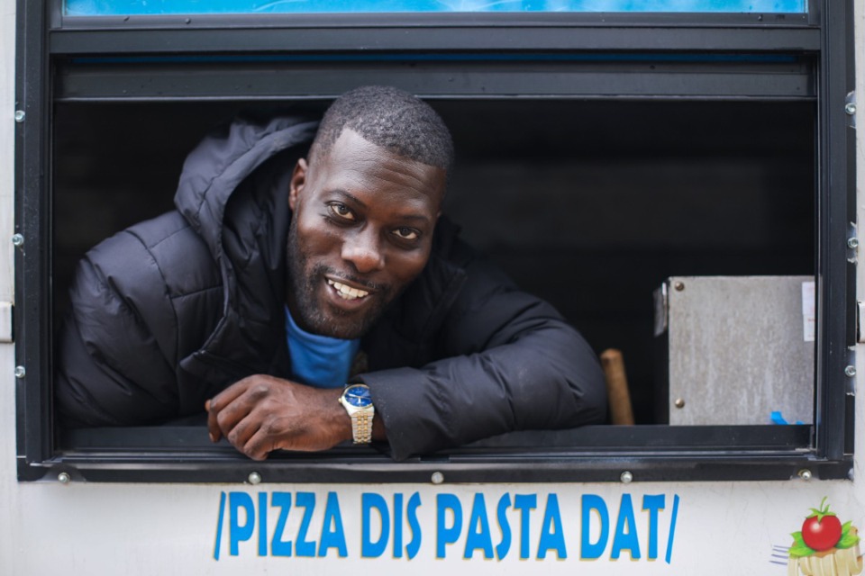 <strong>&ldquo;I&rsquo;m the pilot, and we&rsquo;re figuring out the kinks and how to get other food trucks the opportunity,&rdquo;&nbsp;Keedran Franklin, owner of the Pizza Dis Pasta Dat food truck, said. &ldquo;I think that will help a lot of food trucks in this market instead of running all over the city.&rdquo;</strong> (Patrick Lantrip/The Daily Memphian)