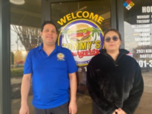 <strong>Tommy's Burger California Style owners Misael and Anai Alvarado (left to right) are getting ready for a possible April 21 opening in Bartlett.</strong> (Michael Waddell/Special to The Daily Memphian)
