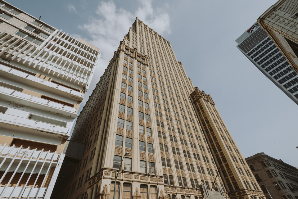 <strong>The Sterick Building in Downtown Memphis is one of three Memphis buildings to receive a $300,000 Tennessee Historic Development Grant.</strong> (The Daily Memphian file)