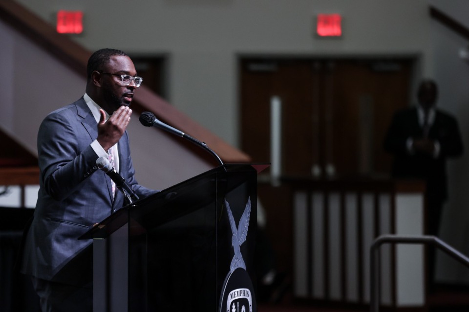 <strong>&ldquo;I&rsquo;m asking you, the residents in Memphis, to stay in Memphis,&rdquo; Memphis Mayor Paul Young said. &ldquo;I want you to lean in and I want you to help us continue the work of making our city a better city.</strong> (Patrick Lantrip/The Daily Memphian)