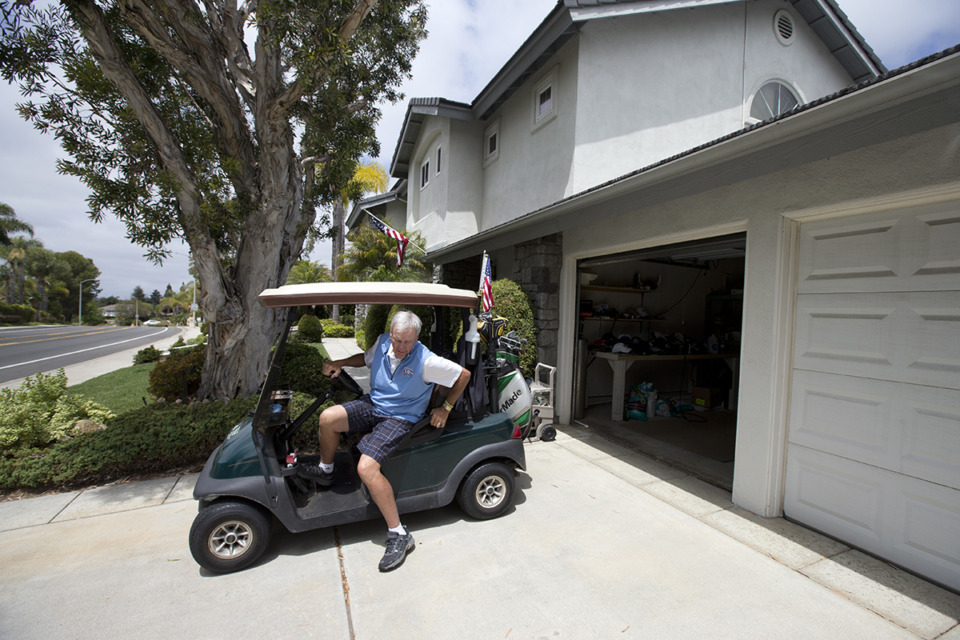 <strong>Golf-cart drivers in Hernando would have to pay a $100 registration fee with the city clerk&rsquo;s office.</strong> (Gregory Bull/AP Photo file)