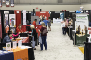 <strong>People browse the different booths at the Bartlett Business, Health and Home Expo 2024 April 18.</strong> (Brad Vest/Special to The Daily Memphian)