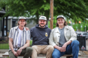 <strong>Cole Jeanes, left, Harrison Downing, center, and Schuyler O&rsquo;Brien, right, are affectionately known around Memphis as the &ldquo;Patty Daddys,&rdquo; or the masterminds behind the local smash burger pop-up, Secret Smash Society.</strong> (Patrick Lantrip/The Daily Memphian)