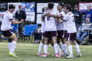 <strong>Collierville&rsquo;s Felipe Assumpcao celebrates with teammates after scoring a goal during the Collierville at Bartlett soccer match Tuesday, April 23, 2024.</strong> (Brad Vest/Special to The Daily Memphian)