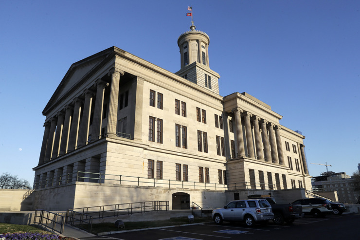 The Tennessee State Capitol in Nashville is shown Jan. 8, 2020. (AP Photo/Mark Humphrey file)