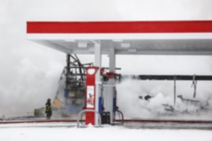 <strong>The Hop-In gas station, located at Poplar Avenue and Highland Avenue, burned down on Monday, January 15. It will be rebuilt as a Mapco.</strong> (Mark Weber/The Daily Memphian file)