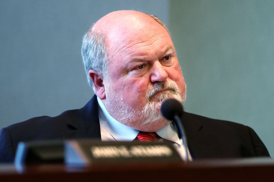 <strong>John Worley listens during a meeting.</strong> (The Daily Memphian file)