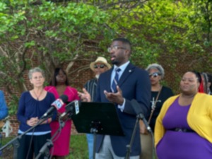 <strong>&ldquo;This fight was never against Sterilization Services in Tennessee,&rdquo; said KeShaun Pearson (middle), president of MCAP. &ldquo;This fight was for clean air, clean water and clean soil for everybody who lives here.&rdquo;&nbsp;</strong> (Keely Brewer/The Daily Memphian)