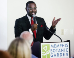 <strong>&ldquo;We have to ensure that it&rsquo;s vibrant and attractive to young people,&rdquo; Mayor Paul Young said a the Memphis Chamber&rsquo;s Small Business Council event on Thursday, May 2, 2024.</strong> (Mark Weber/The Daily Memphian)