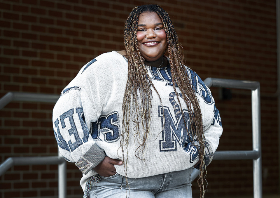 <strong>&nbsp;LaNerra Gray will graduate magna cum laude from the U of M College of Education on Saturday, May 4, 2024.</strong> (Mark Weber/The Daily Memphian)