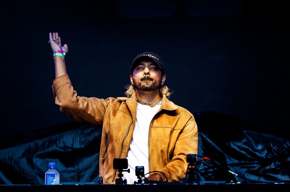 <strong>Jai Wolf (Sajeeb Saha) performs during Riverbeat Friday night.</strong> (Mark Weber/The Daily Memphian)